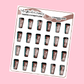 McD's Coffee Planner Stickers McD*nalds