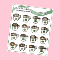 St*rbucks Mugs Planner Stickers