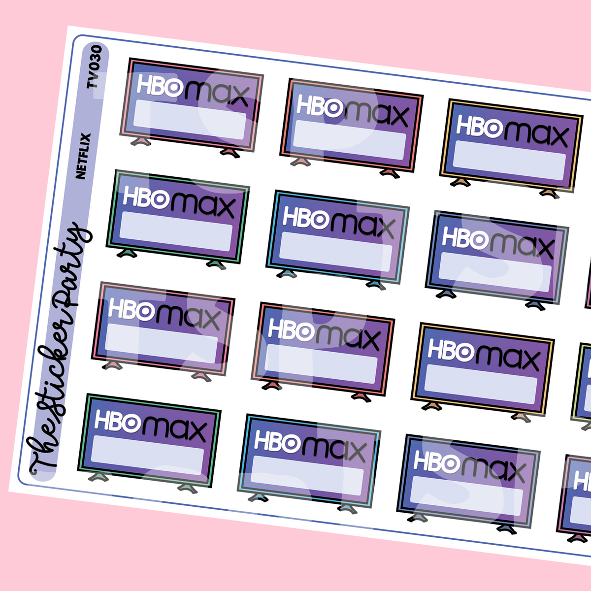 H B O Max Planner Stickers – The Sticker Party