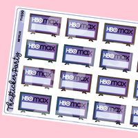 H B O Max Planner Stickers