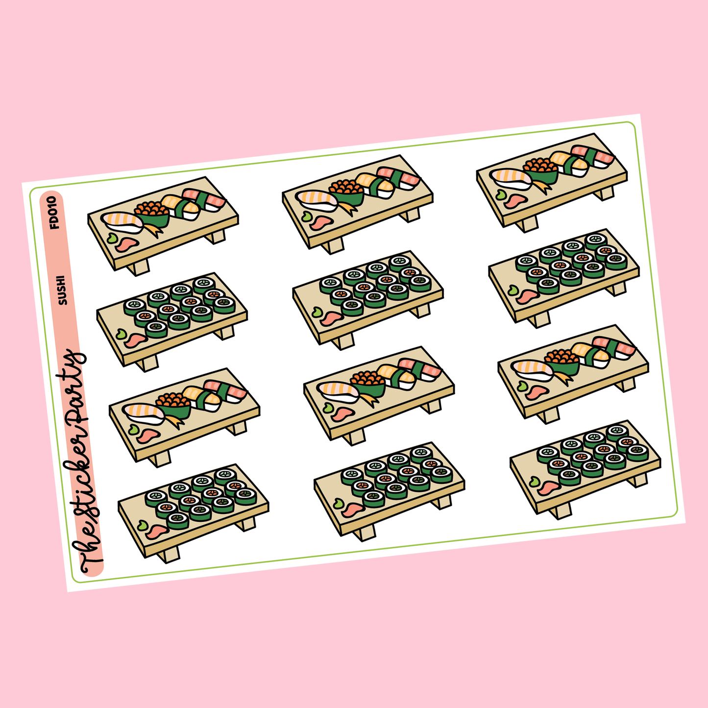 Sushi Planner Stickers