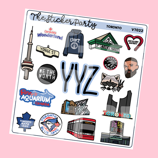 Toronto Planner Stickers