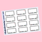 Whiteboard Planner Stickers