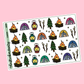 Camping Planner Stickers