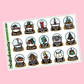 Christmas Bucket List Planner Stickers