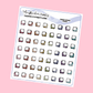 Small Check Boxes Planner Stickers