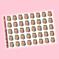 B*rger King Planner Stickers