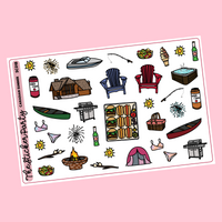 Canadian Summer Planner Stickers