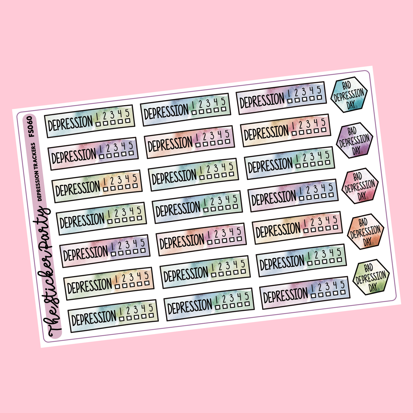 Depression Tracker Depression Stickers