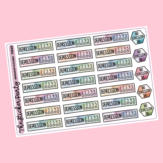 Depression Tracker Depression Stickers