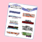 Super Hero Movies Planner Stickers PART 2