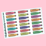 Hydration Tracker Planner Stickers Hydrate Planner Stickers