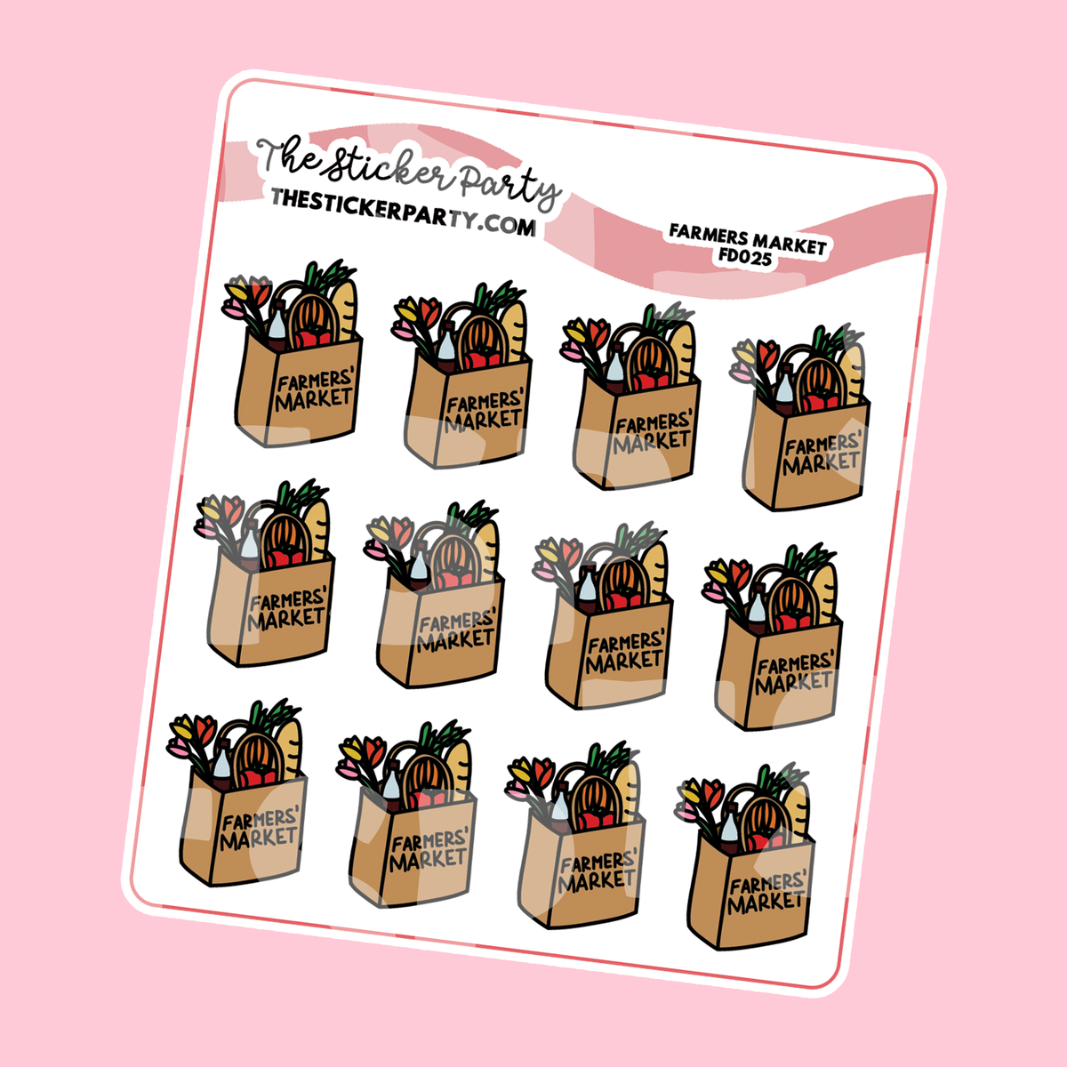 Farmers' Market Planner Stickers – The Sticker Party