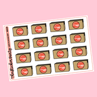 Chef Plate Planner Stickers Meal Delivery Planner Stickers