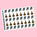 Christian Church Planner Stickers