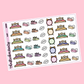 Sleep Planner Stickers | Eye Masks Alarm Clocks