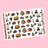 Christmas Foods Planner Stickers