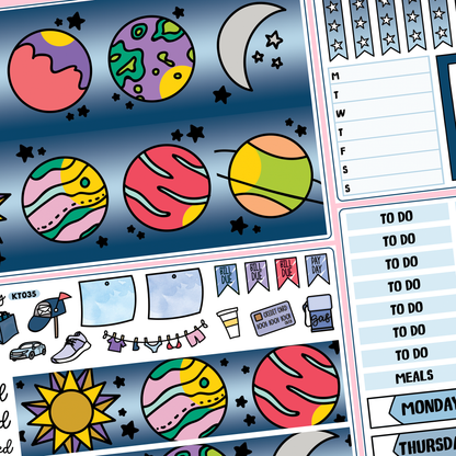 Out of This World Planets Kit in Standard Vertical Sizing