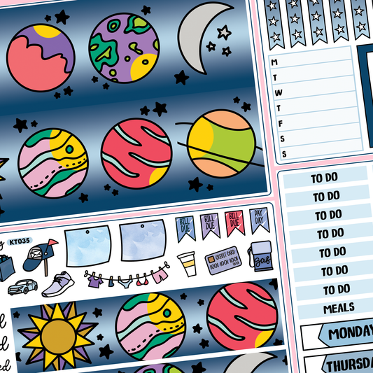 Out of This World Planets Kit in Standard Vertical Sizing