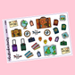 Travel Planner Stickers | Vacation Planner Stickers