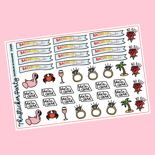 Bach In Paradise Planner Stickers