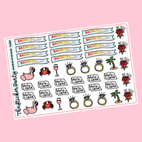 Bach In Paradise Planner Stickers