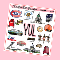 Montreal Planner Stickers