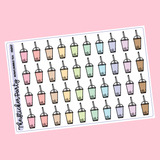 Boba/Bubble Tea Planner Stickers