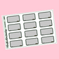 Chalkboard Planner Stickers