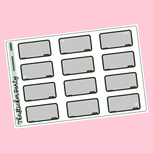Chalkboard Planner Stickers