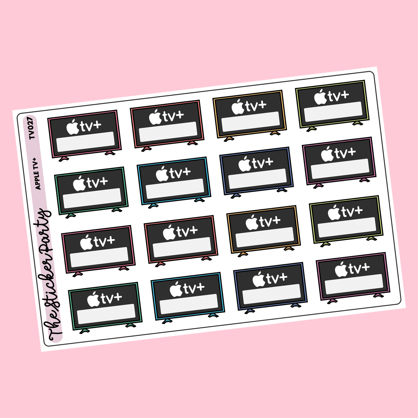 App*e TV+ Planner Stickers