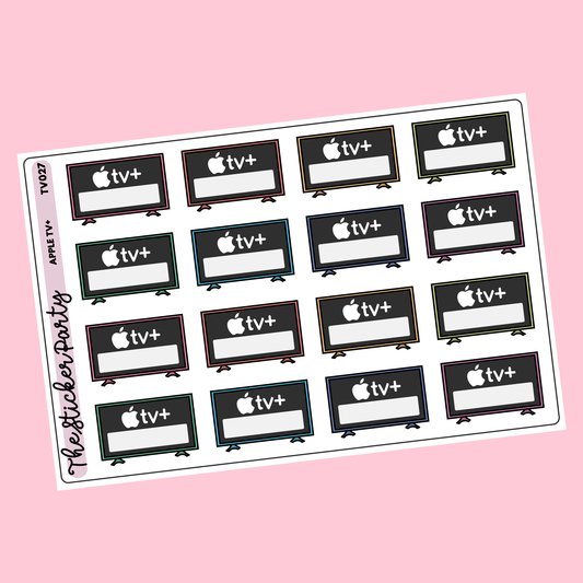 App*e TV+ Planner Stickers