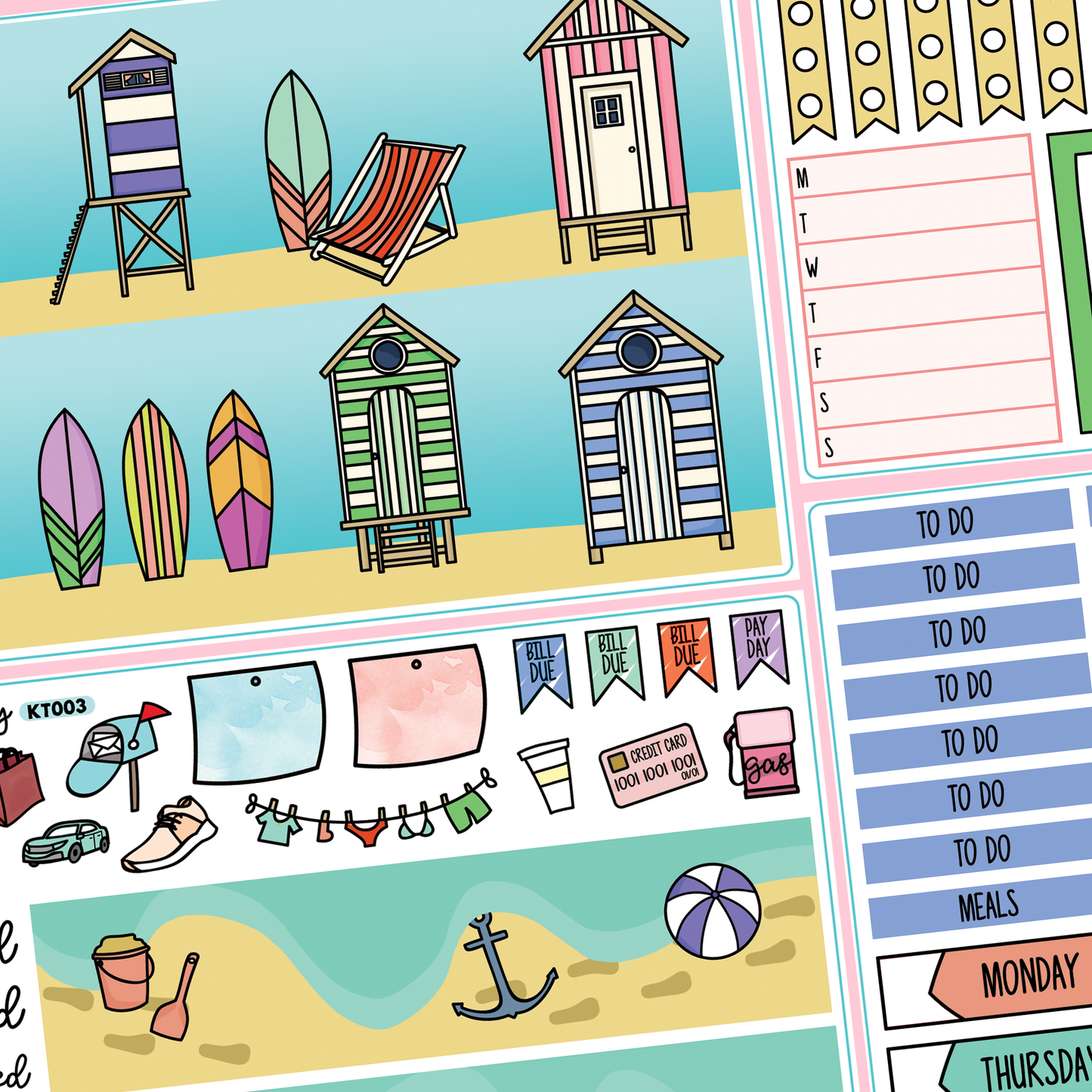 Beach Hut Kit in Standard Vertical Sizing