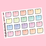 Mini Sticky Note Planner Stickers | Post-It Planner Stickers