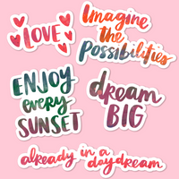 Amy Tangerine Collab Die Cut Sticker Pack (5pcs)