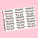 Christmas Garland Planner Stickers