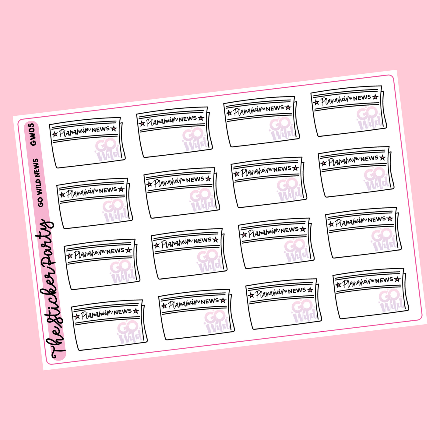 Go Wild 2022 News Stickers | Go Wild 2022 Planaheim GW 2022