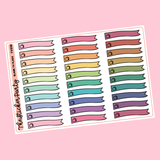 TV Show Planner Stickers TV Show Flags