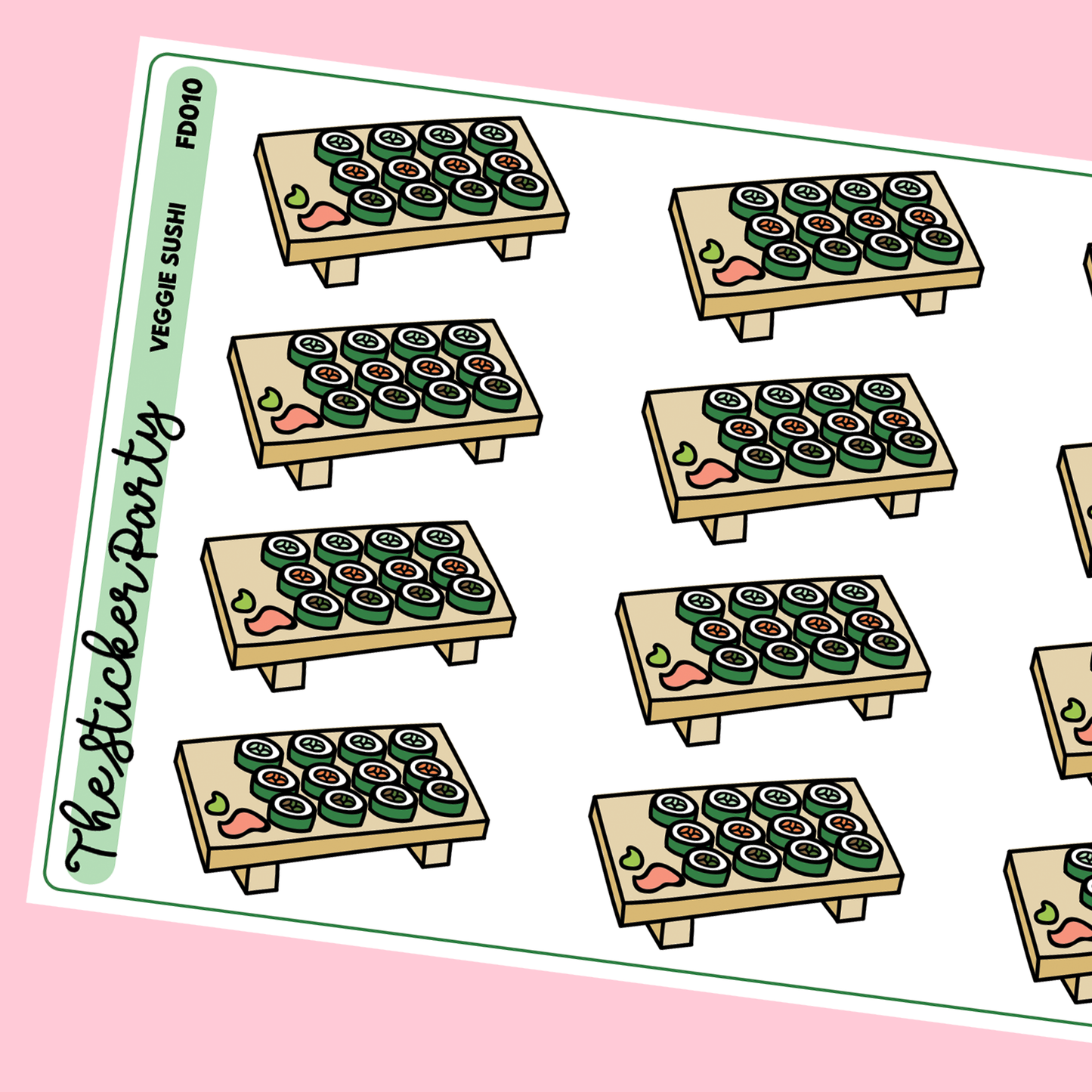 Sushi Planner Stickers