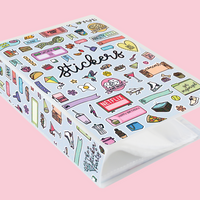 Sticker Book - reusable sticker storage (choose your cover