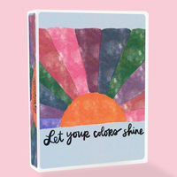 Amy Tangerine Collab "Let Your Colors Shine" Album or Reusable Sticker Book