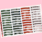2021 H*llmark Christmas Movies Planner Stickers